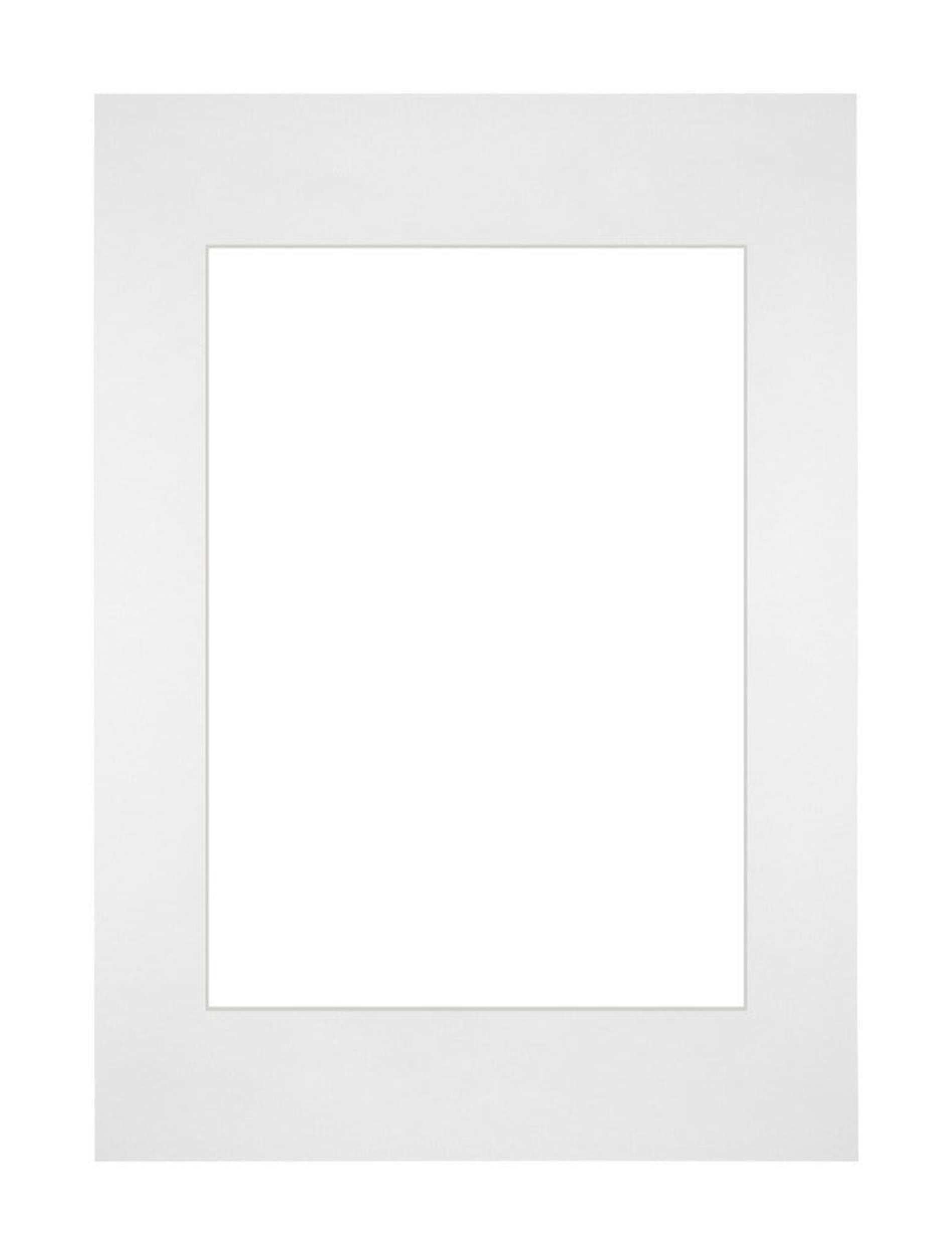 Passe Partout 21x297cm A4/A5 Carton White Edge Straight Front | Yourdecoration.com