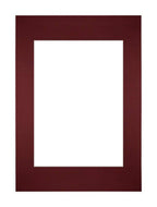 Passe Partout 21x297cm A4/A5 Carton Wine Red Edge Straight Front | Yourdecoration.com