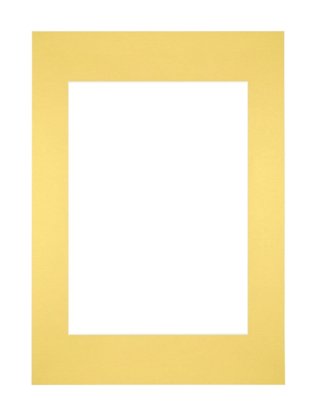 Passe Partout 21x297cm A4/A5 Carton Yellow Edge Straight Front | Yourdecoration.com