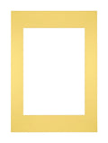 Passe Partout 21x297cm A4/A5 Carton Yellow Edge Straight Front | Yourdecoration.com