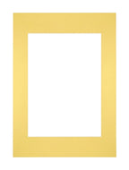 Passe Partout 21x297cm A4/A5 Carton Yellow Edge Straight Front | Yourdecoration.com