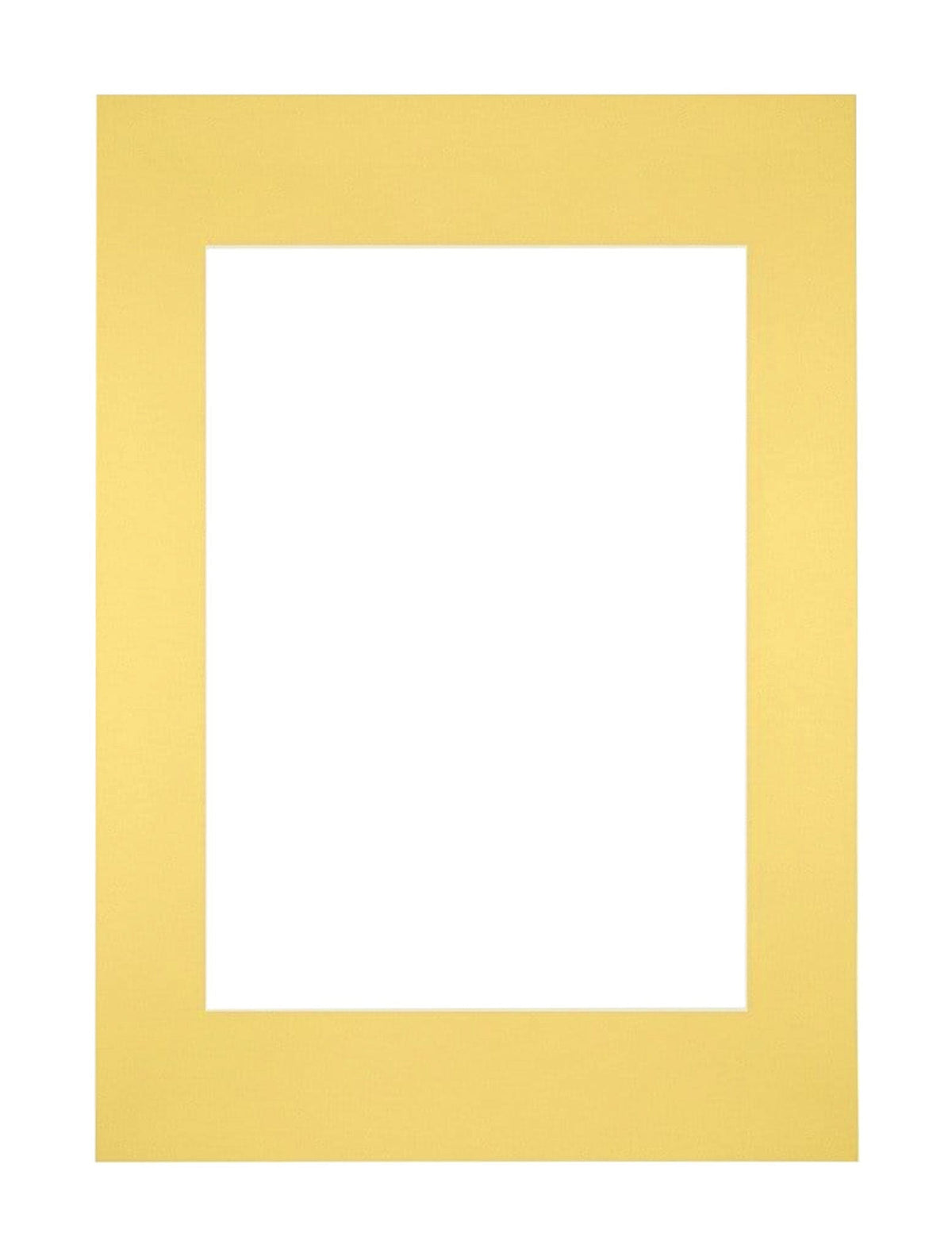 Passe Partout 21x297cm A4/A5 Carton Yellow Edge Straight Front | Yourdecoration.com