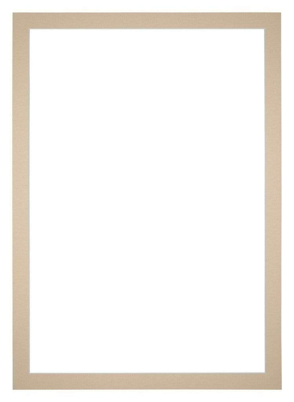 Passe Partout 21x297cm A4 Carton Beige Edge 3cm Straight Front | Yourdecoration.com