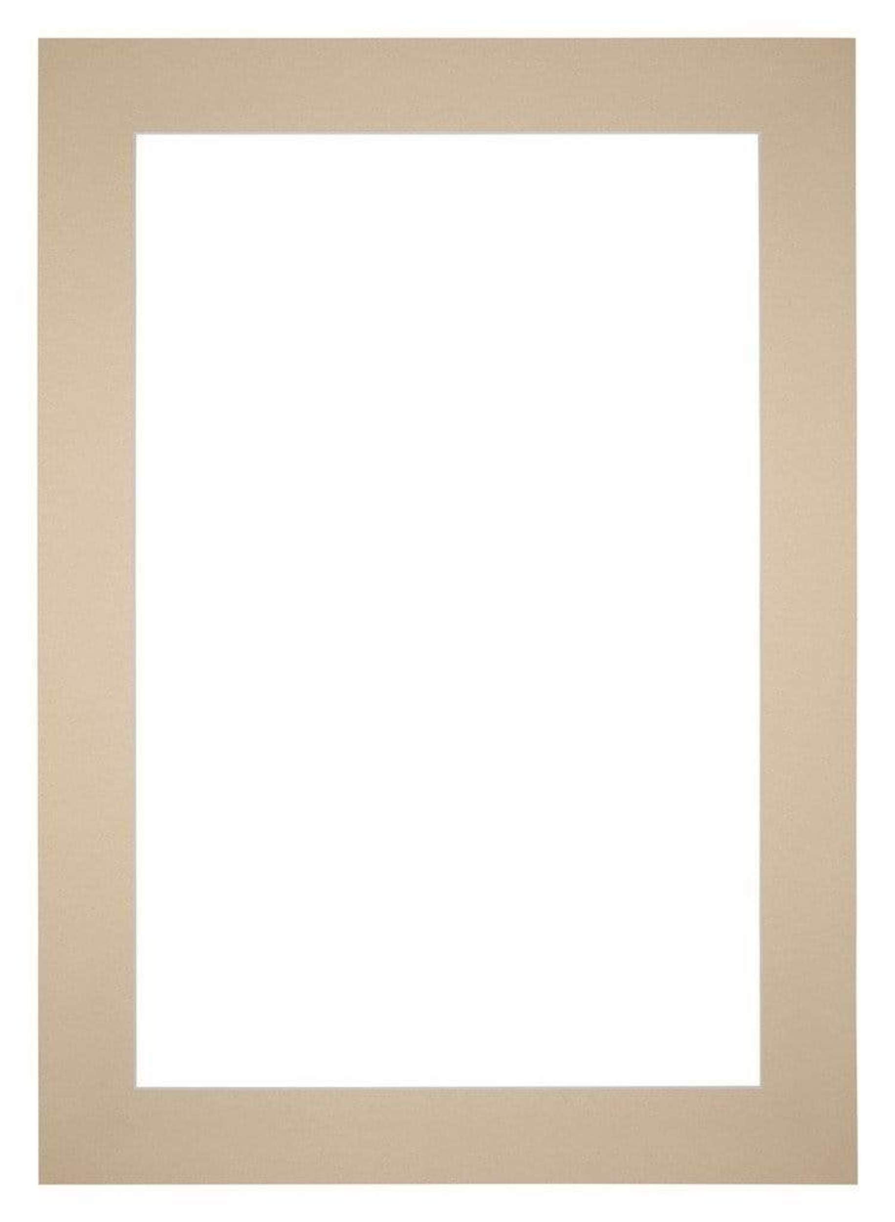 Passe Partout 21x297cm A4 Carton Beige Edge 6cm Straight Front | Yourdecoration.com