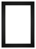 Passe Partout 21x297cm A4 Carton Black Edge 6cm Straight Front | Yourdecoration.com