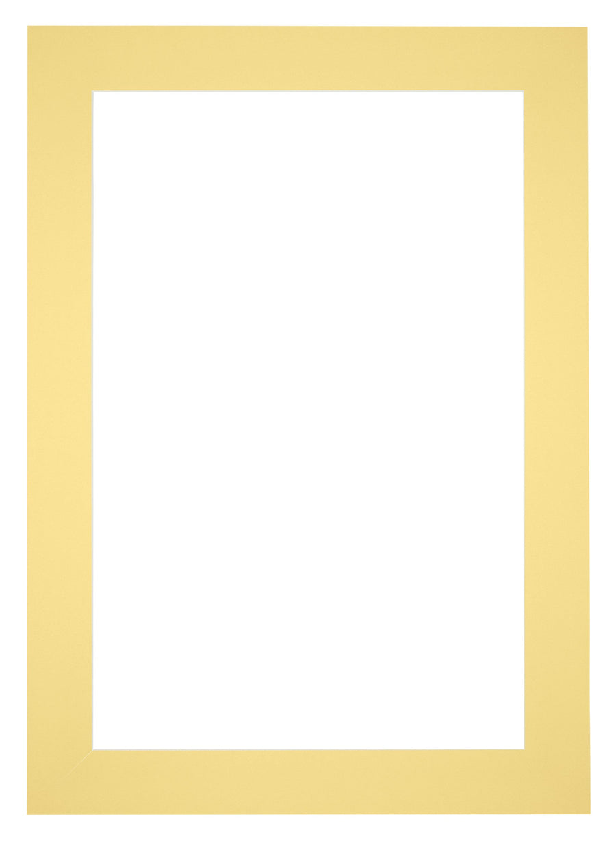 Passe Partout 21x297cm A4 Carton Yellow Edge 6cm Straight Front | Yourdecoration.com