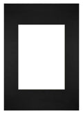 Passe Partout 21x297cm Carton Black Edge Straight Front | Yourdecoration.com