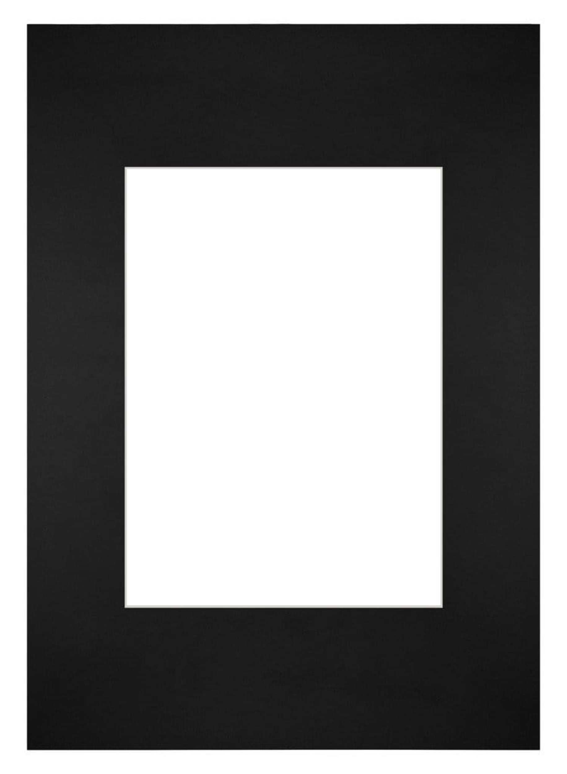 Passe Partout 21x297cm Carton Black Edge Straight Front | Yourdecoration.com