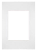 Passe Partout 21x297cm Carton White Edge Straight Front | Yourdecoration.com