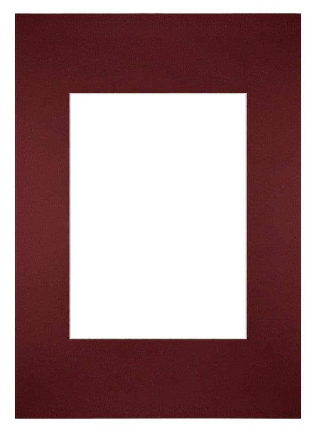Passe Partout 21x297cm Carton Wine Red Edge Straight Front | Yourdecoration.com