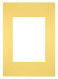 Passe Partout 21x297cm Carton Yellow Edge Straight Front | Yourdecoration.com