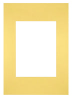 Passe Partout 21x297cm Carton Yellow Edge Straight Front | Yourdecoration.com