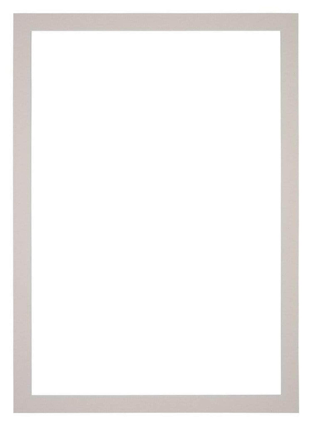 Passe Partout 21x30cm Carton Gray Gray Edge 3cm Straight Front | Yourdecoration.com