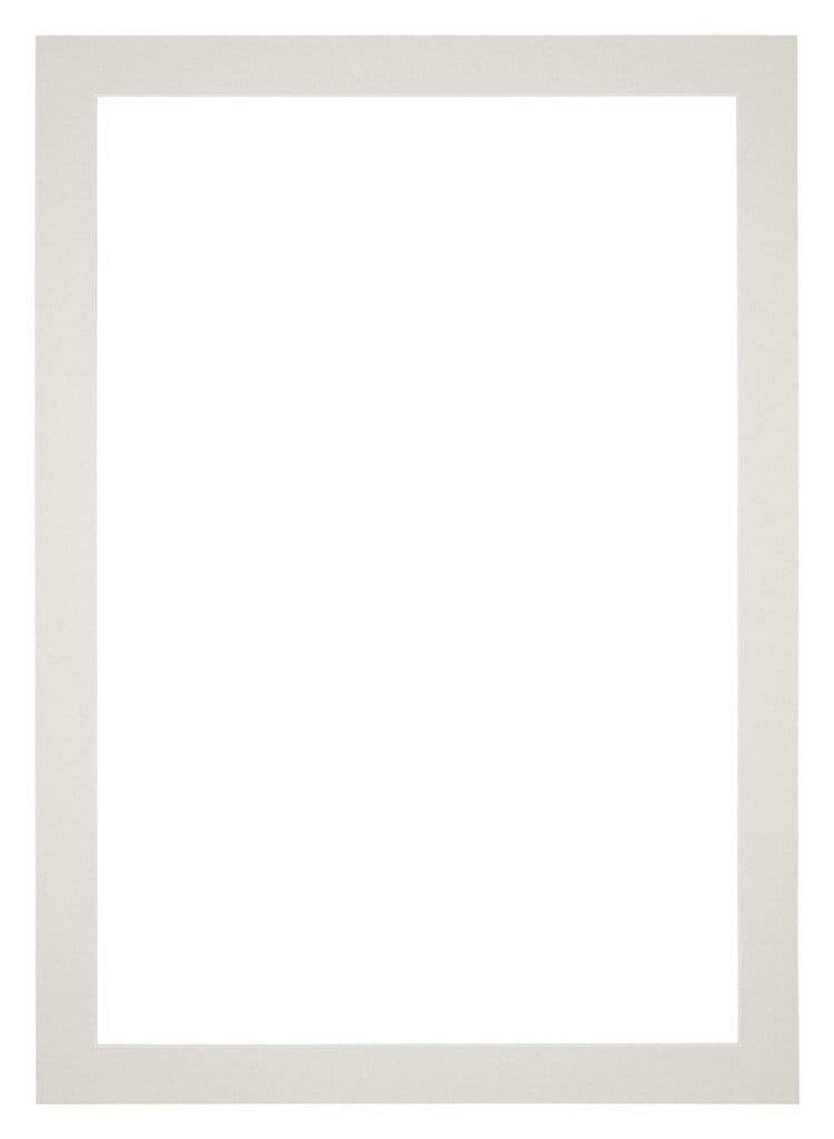 Passe Partout 21x30cm Carton Light Gray Edge 4cm Straight Front | Yourdecoration.com