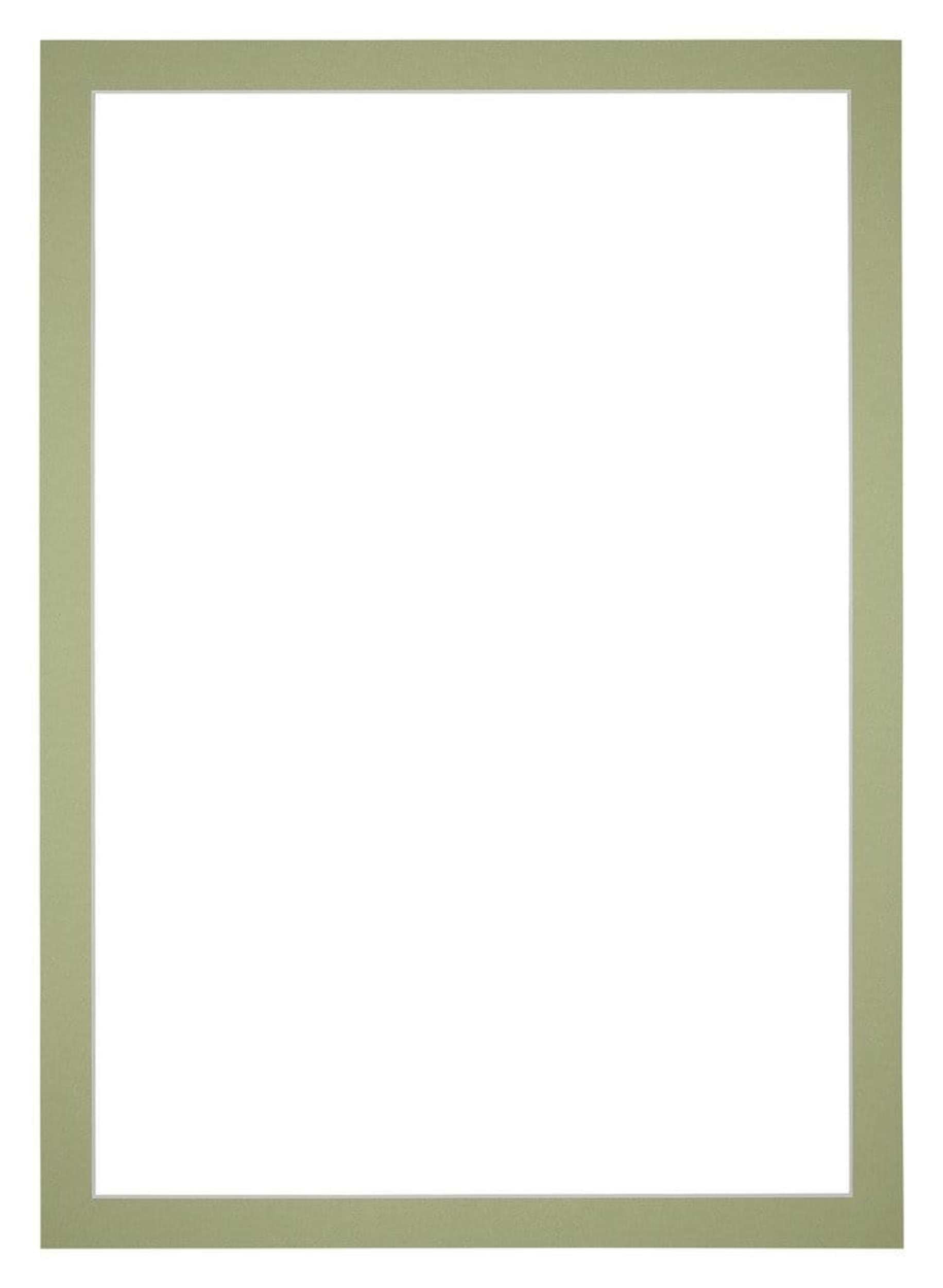 Passe Partout 21x30cm Carton Mint Green Edge 3cm Straight Front | Yourdecoration.com