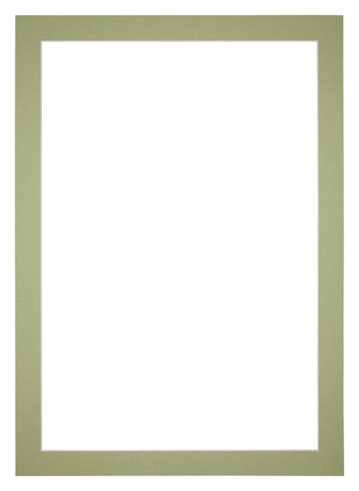 Passe Partout 21x30cm Carton Mint Green Edge 4cm Straight Front | Yourdecoration.com