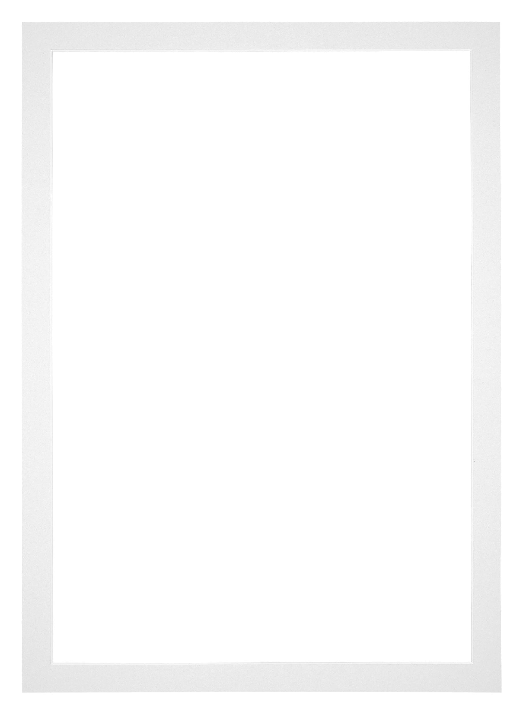Passe Partout 21x30cm Carton White Edge 3cm Straight Front | Yourdecoration.com