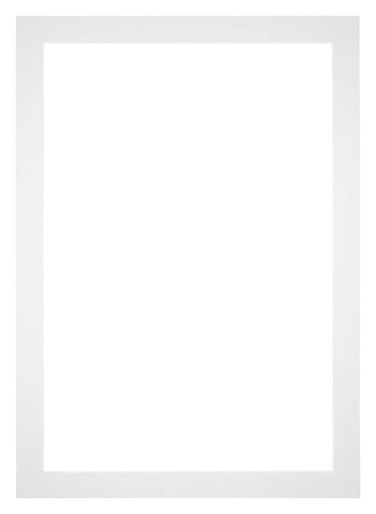 Passe Partout 21x30cm Carton White Edge 4cm Straight Front | Yourdecoration.com
