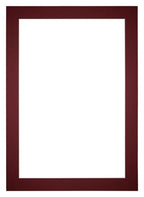 Passe Partout 21x30cm Carton Wine Red Edge 5cm Straight Front | Yourdecoration.com