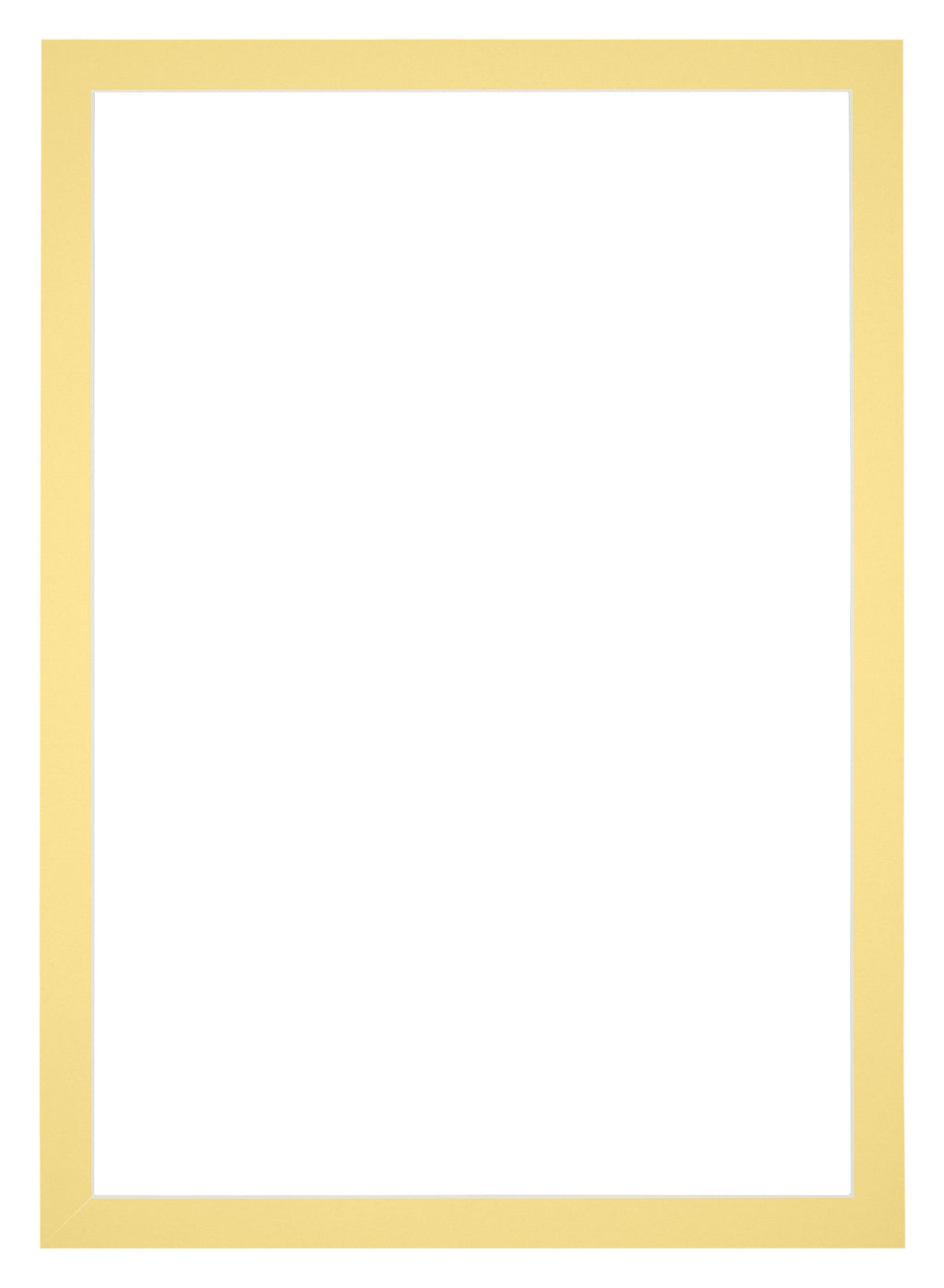 Passe Partout 21x30cm Carton Yellow Edge 3cm Straight Front | Yourdecoration.com
