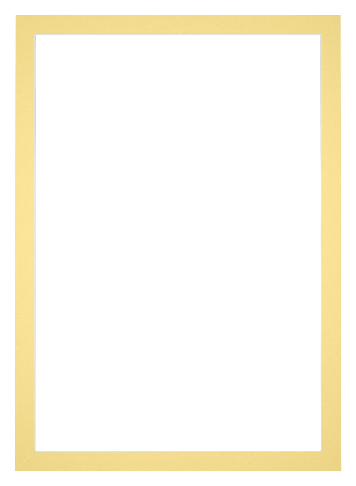 Passe Partout 21x30cm Carton Yellow Edge 3cm Straight Front | Yourdecoration.com