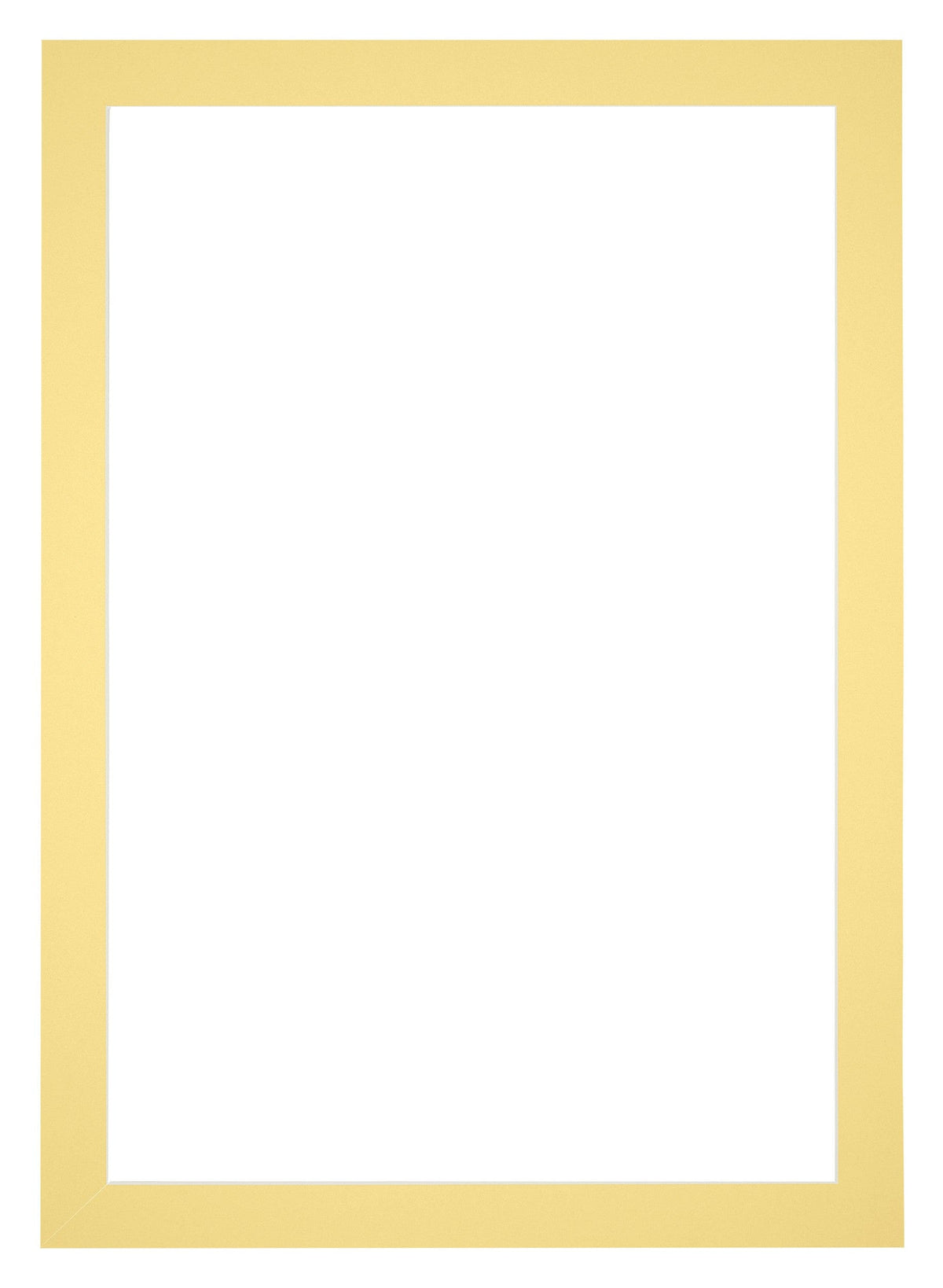 Passe Partout 21x30cm Carton Yellow Edge 4cm Straight Front | Yourdecoration.com