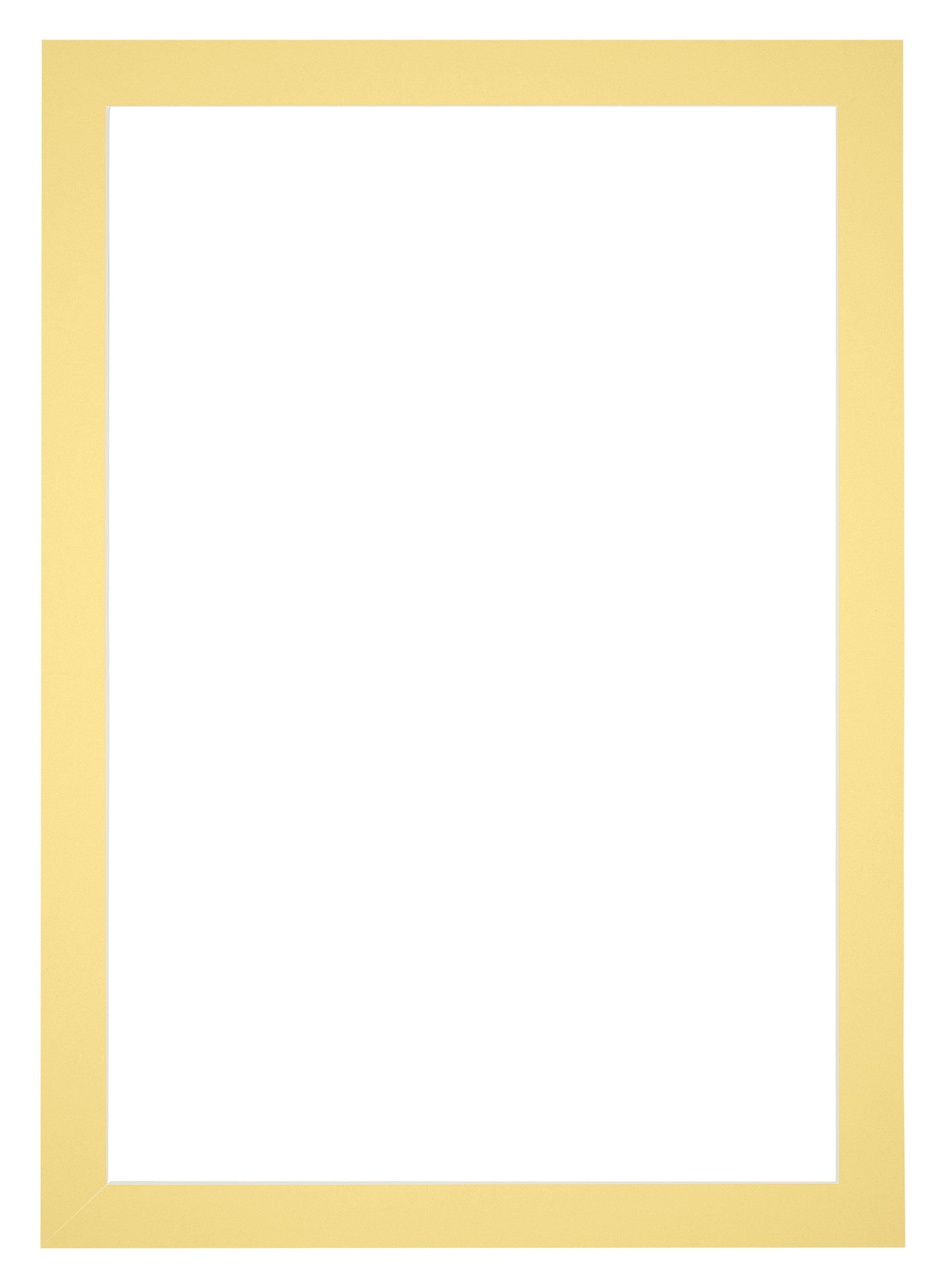 Passe Partout 21x30cm Carton Yellow Edge 4cm Straight Front | Yourdecoration.com