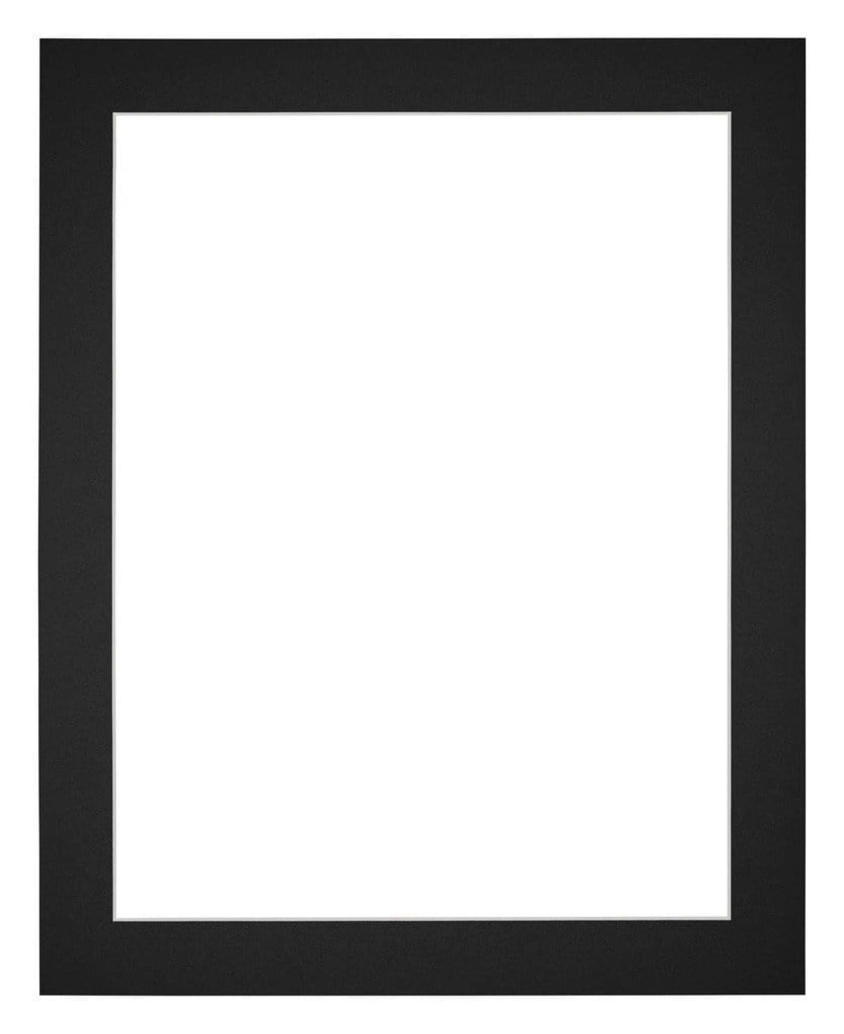 Passe Partout 24x30cm Carton Black Edge 4cm Straight Front | Yourdecoration.com