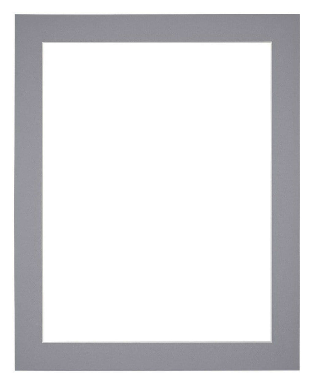 Passe Partout 24x30cm Carton Gray Edge 4cm Straight Front | Yourdecoration.com