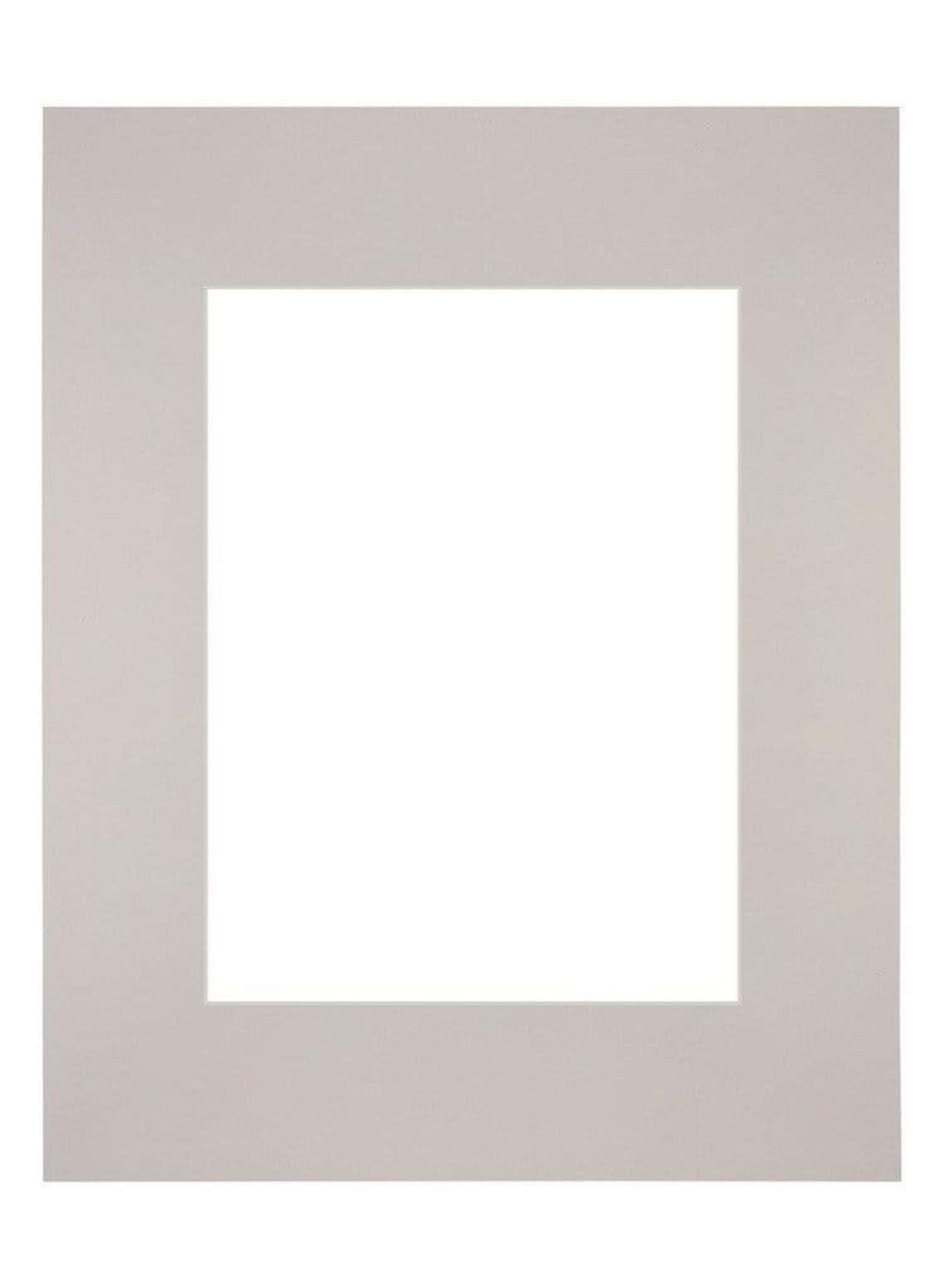 Passe Partout 24x30cm Carton Gray Gray Edge Straight Front | Yourdecoration.com