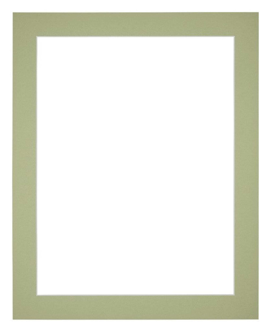 Passe Partout 24x30cm Carton Mint Green Edge 4cm Straight Front | Yourdecoration.com
