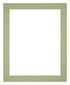 Passe Partout 24x30cm Carton Mint Green Edge 4cm Straight Front | Yourdecoration.com