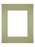 Passe Partout 24x30cm Carton Mint Green Edge Straight Front | Yourdecoration.com