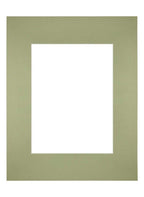Passe Partout 24x30cm Carton Mint Green Edge Straight Front | Yourdecoration.com