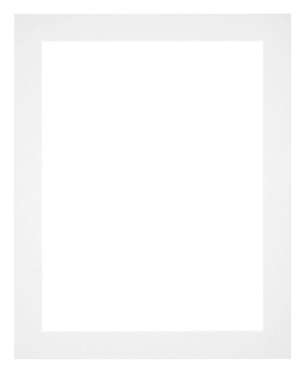 Passe Partout 24x30cm Carton White Edge 4cm Straight Front | Yourdecoration.com