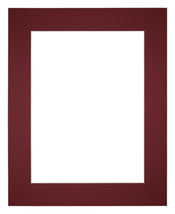 Passe Partout 24x30cm Carton Wine Red Edge 6cm Straight Front | Yourdecoration.com