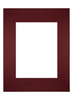 Passe Partout 24x30cm Carton Wine Red Edge Straight Front | Yourdecoration.com
