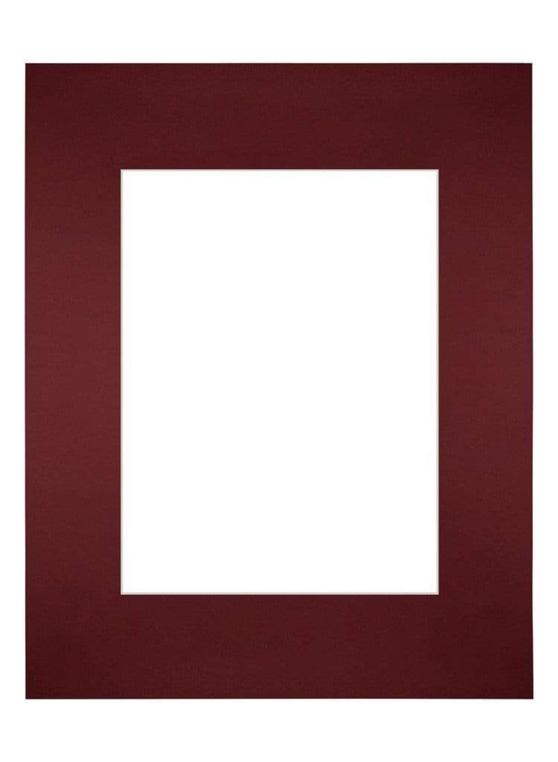 Passe Partout 24x30cm Carton Wine Red Edge Straight Front | Yourdecoration.com