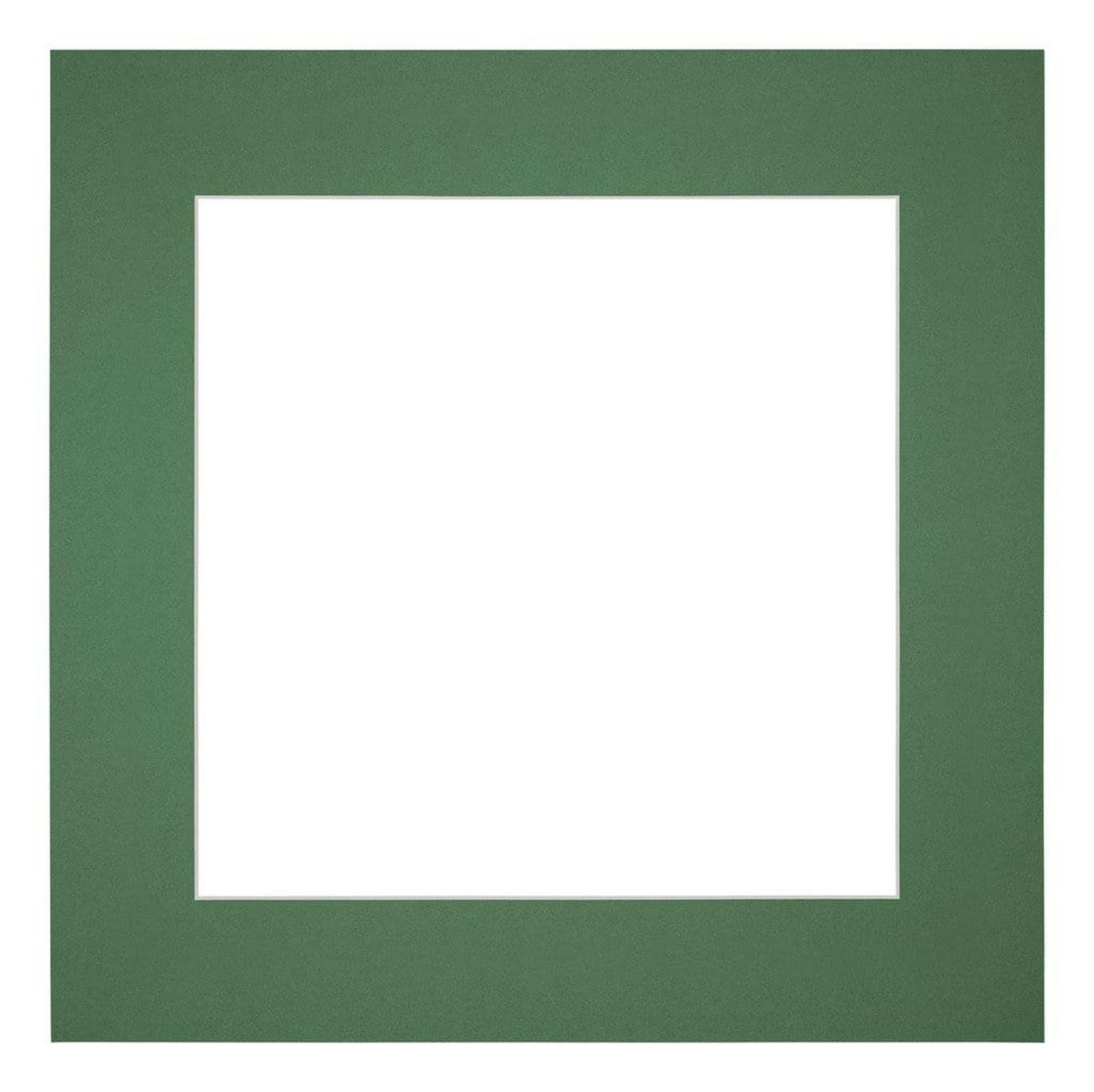 Passe Partout 25x25cm Carton Green Forest Edge 6cm Straight Front | Yourdecoration.com