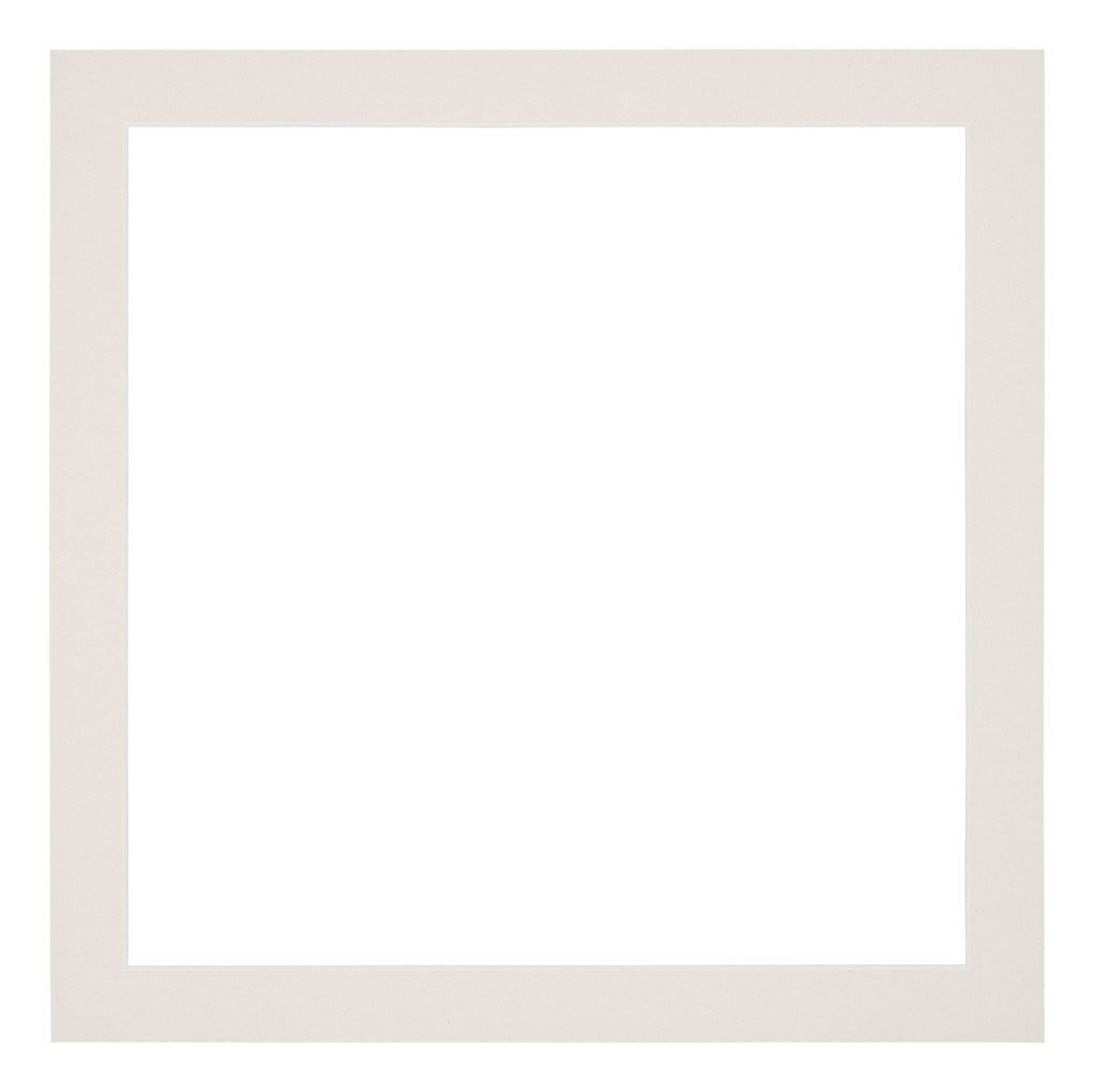 Passe Partout 25x25cm Carton Light Gray Edge 3cm Straight Front | Yourdecoration.com