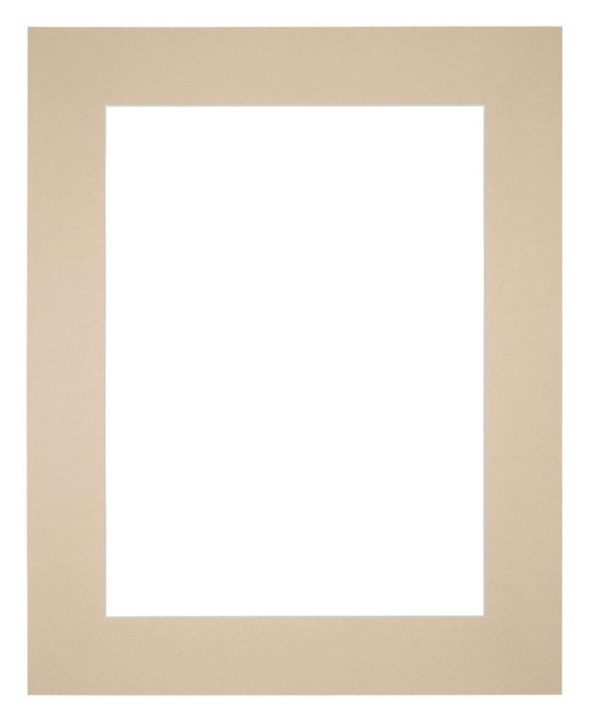 Passe Partout 25x30cm Carton Beige Edge 6cm Straight Front | Yourdecoration.com