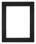 Passe Partout 25x30cm Carton Black Edge 6cm Straight Front | Yourdecoration.com