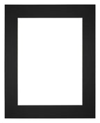 Passe Partout 25x30cm Carton Black Edge 6cm Straight Front | Yourdecoration.com