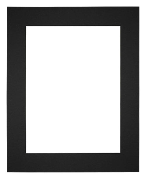Passe Partout 25x30cm Carton Black Edge 6cm Straight Front | Yourdecoration.com