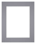 Passe Partout 25x30cm Carton Gray Edge 6cm Straight Front | Yourdecoration.com
