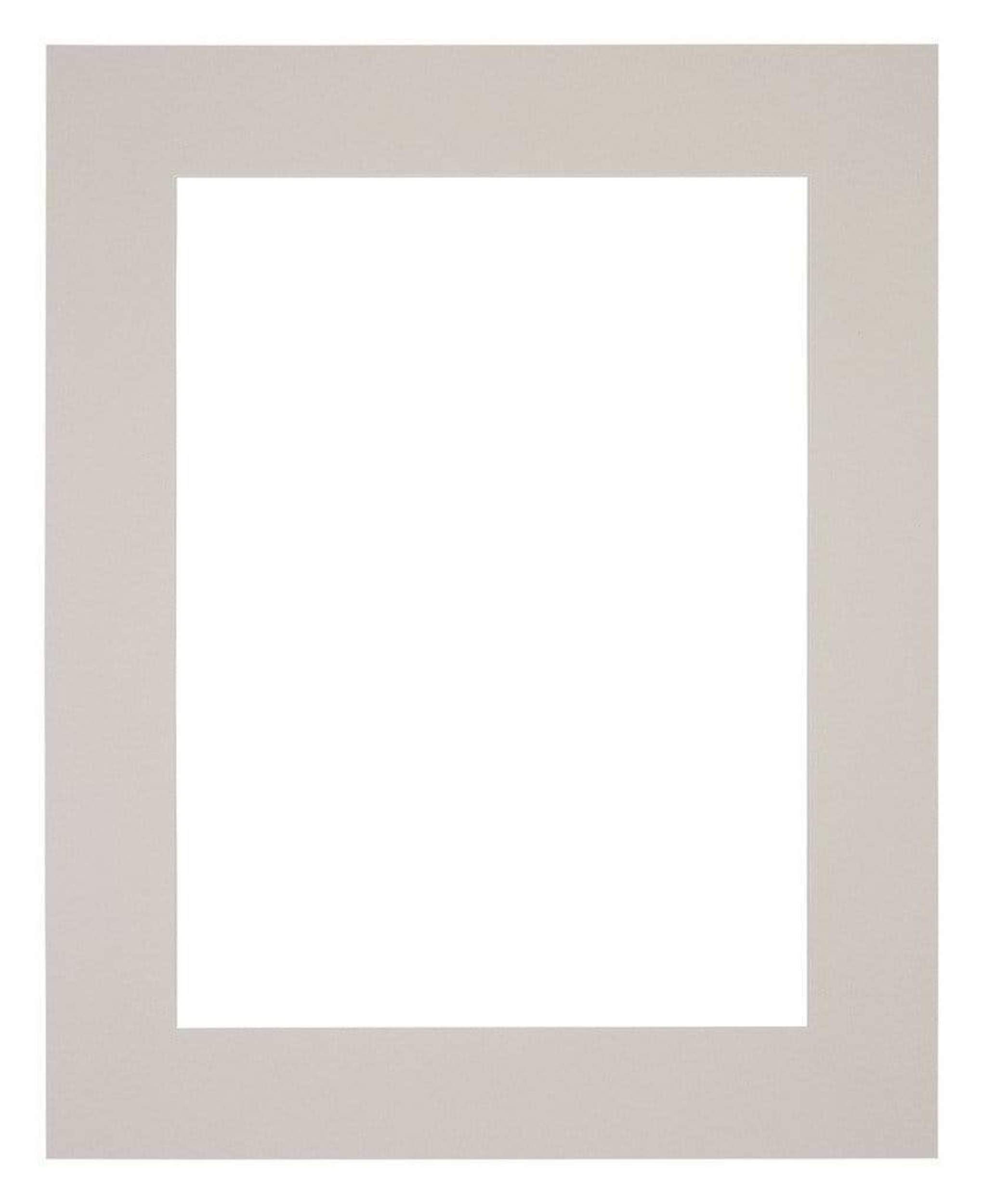 Passe Partout 25x30cm Carton Gray Gray Edge 6cm Straight Front | Yourdecoration.com