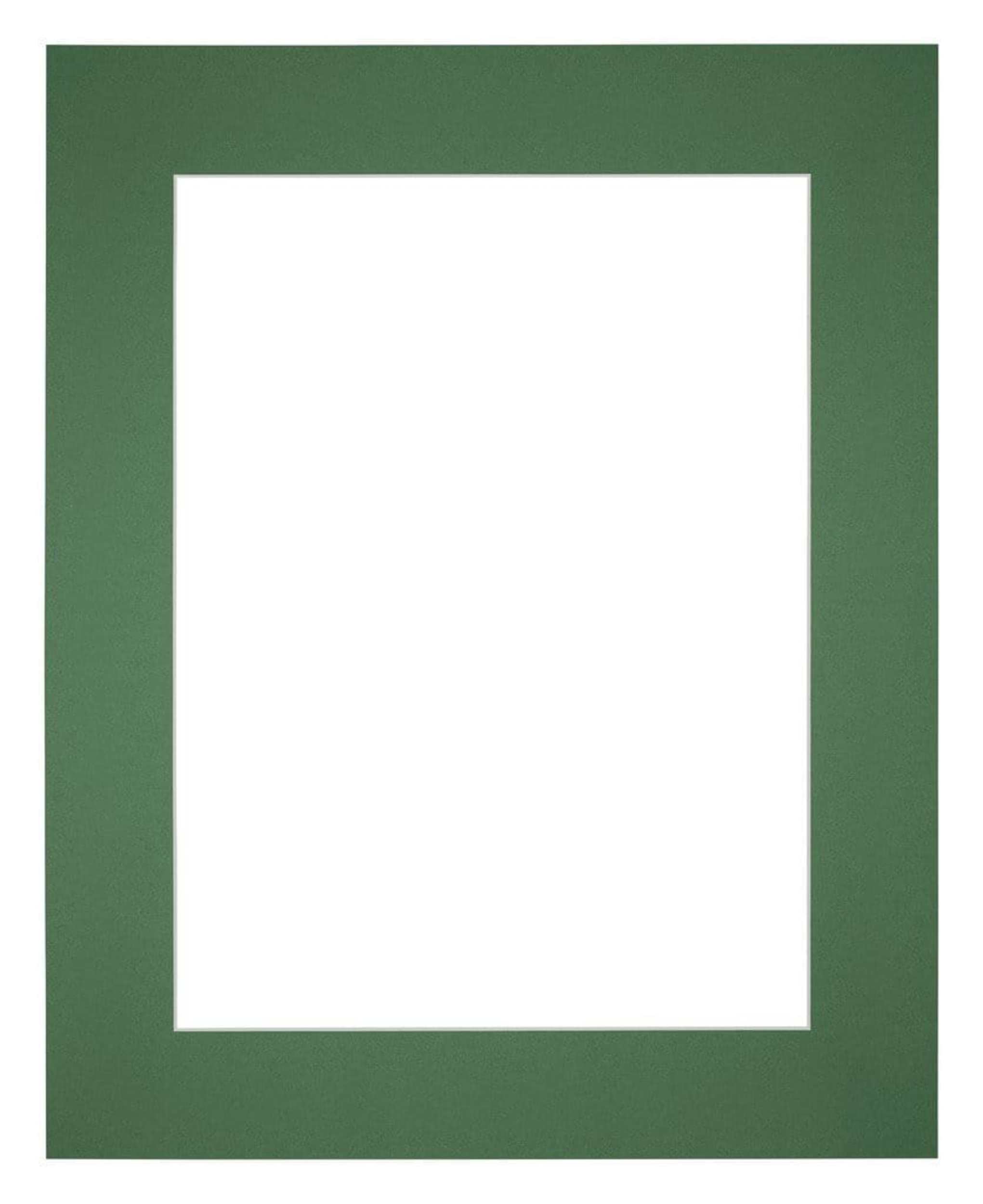 Passe Partout 25x30cm Carton Green Forest Edge 6cm Straight Front | Yourdecoration.com