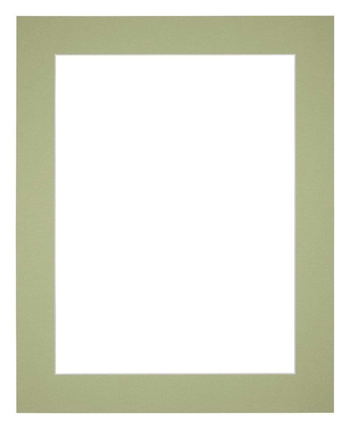 Passe Partout 25x30cm Carton Mint Green Edge 5cm Straight Front | Yourdecoration.com