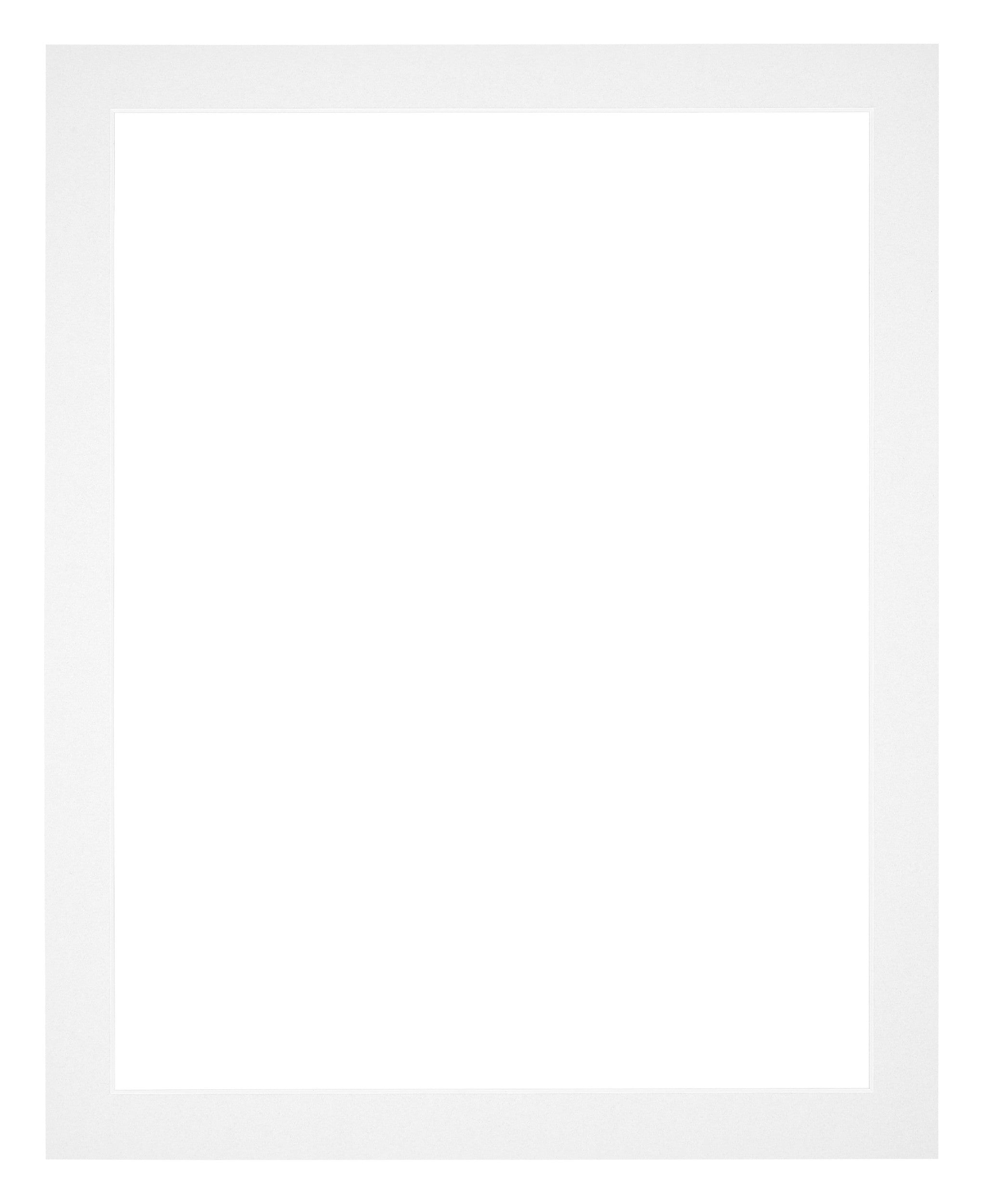 Passe Partout 25x30cm Carton White Edge 3cm Straight Front | Yourdecoration.com