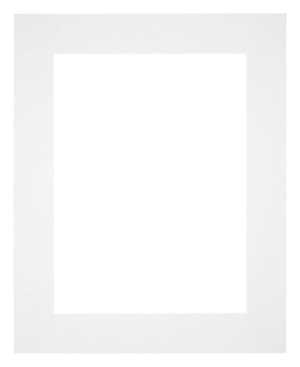 Passe Partout 25x30cm Carton White Edge 6cm Straight Front | Yourdecoration.com